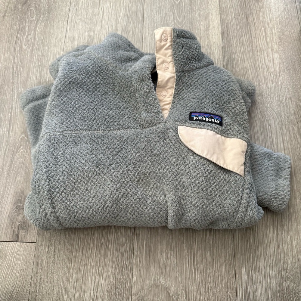 Patagonia Re-Tool Snap-T grey Fleece Pullover Fleece Jacket - xsmall
